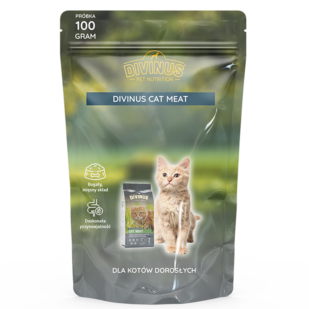 divinus cat meat próbka 100g