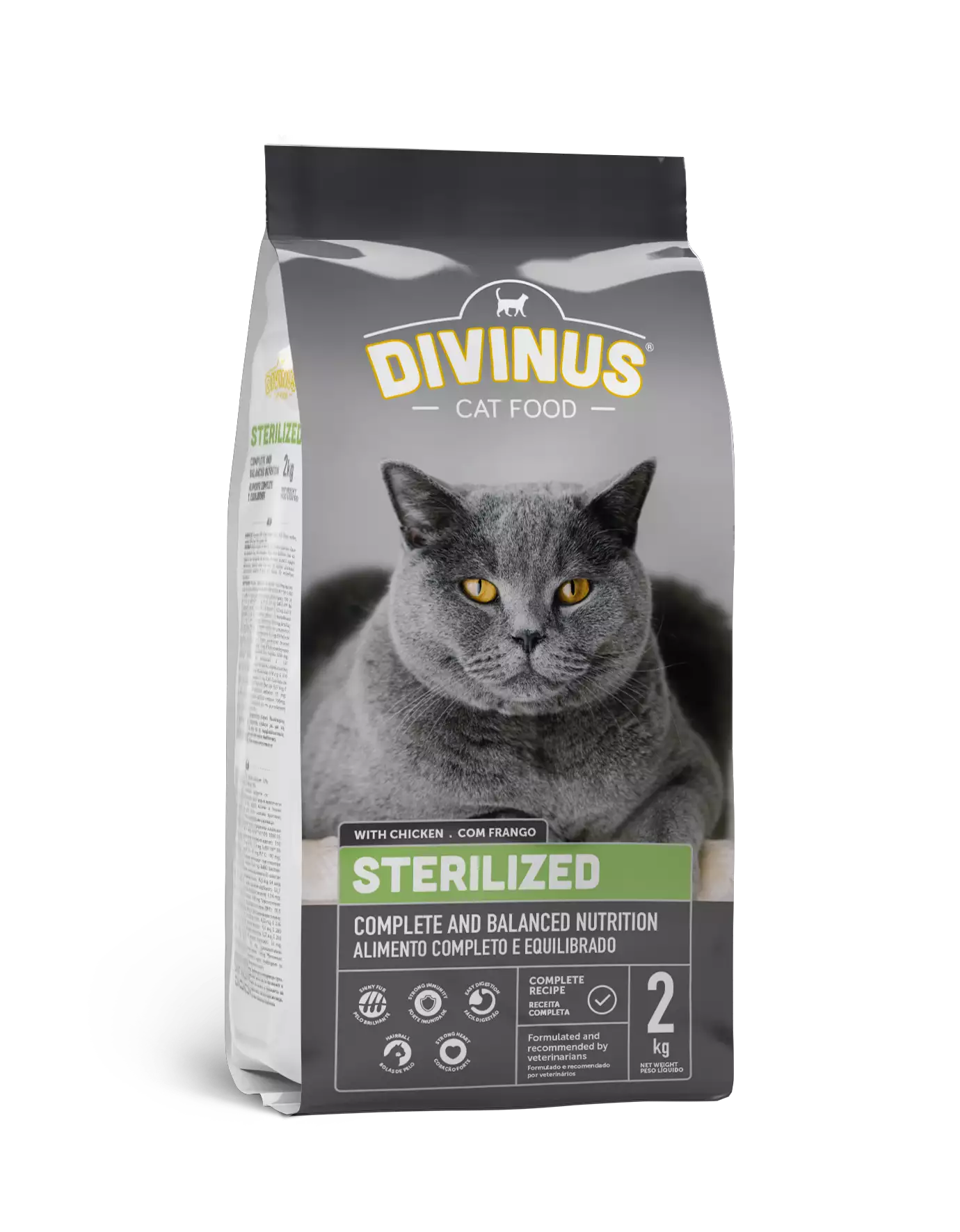 Divinus Cat Sterilized dla kotów sterylizowanych 2kg